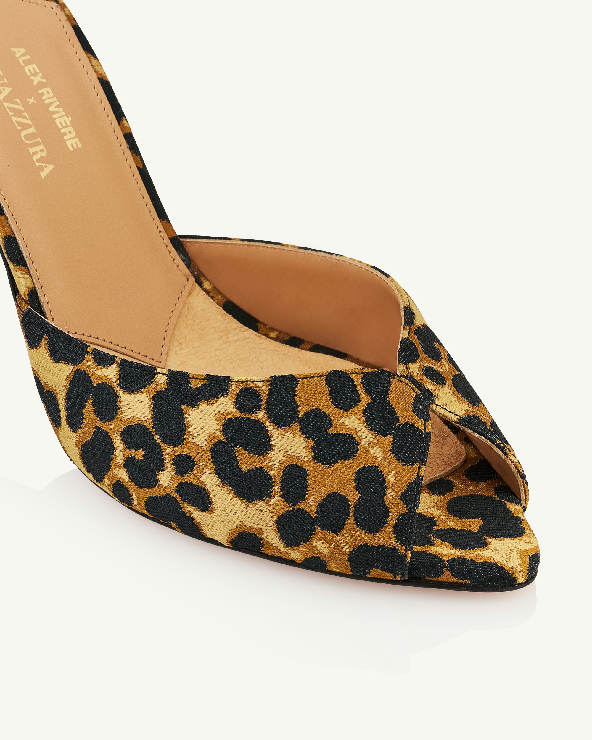 Alex Mule 85 LEOPARD Aquazzura@ Official