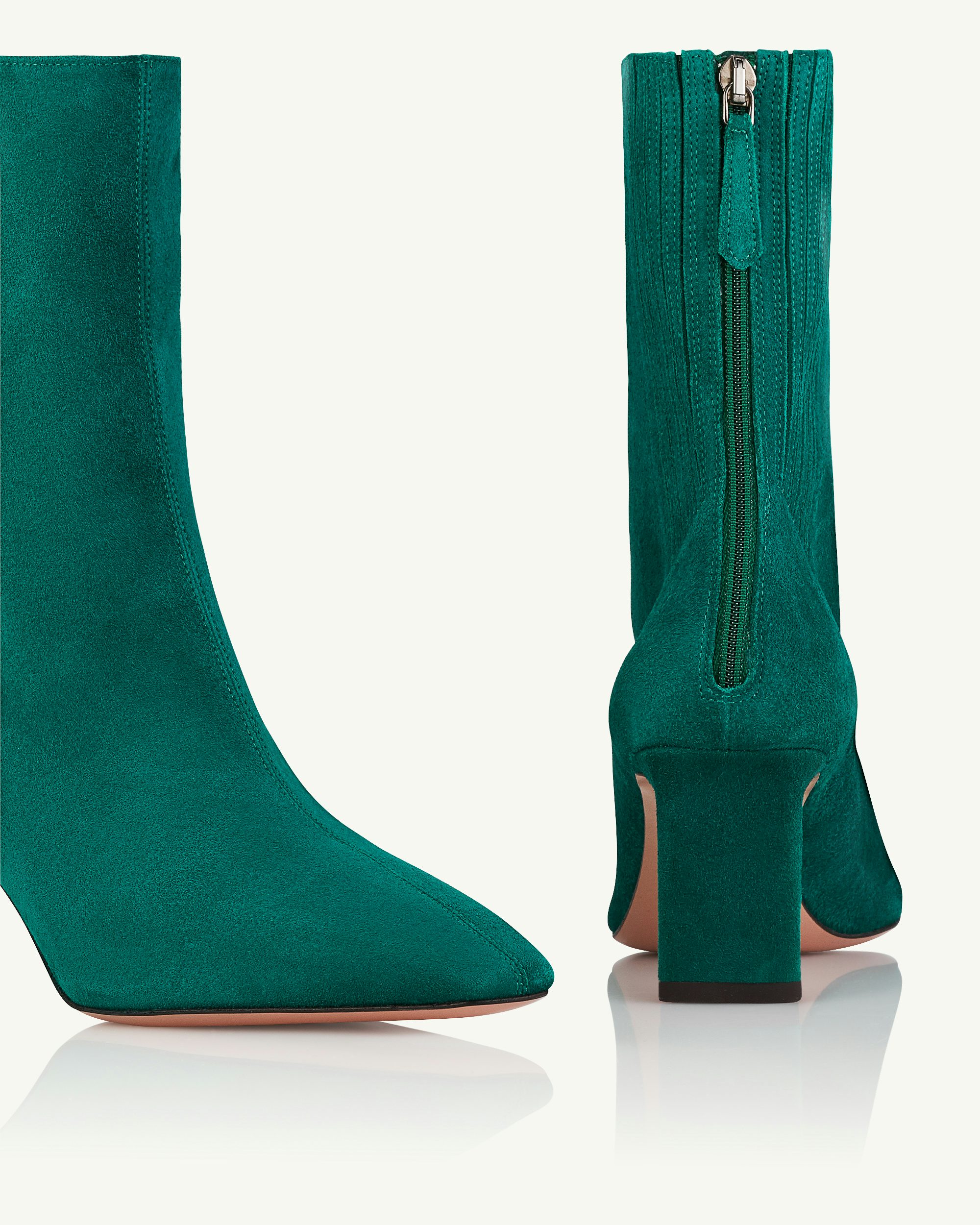 Green suede bootie hotsell