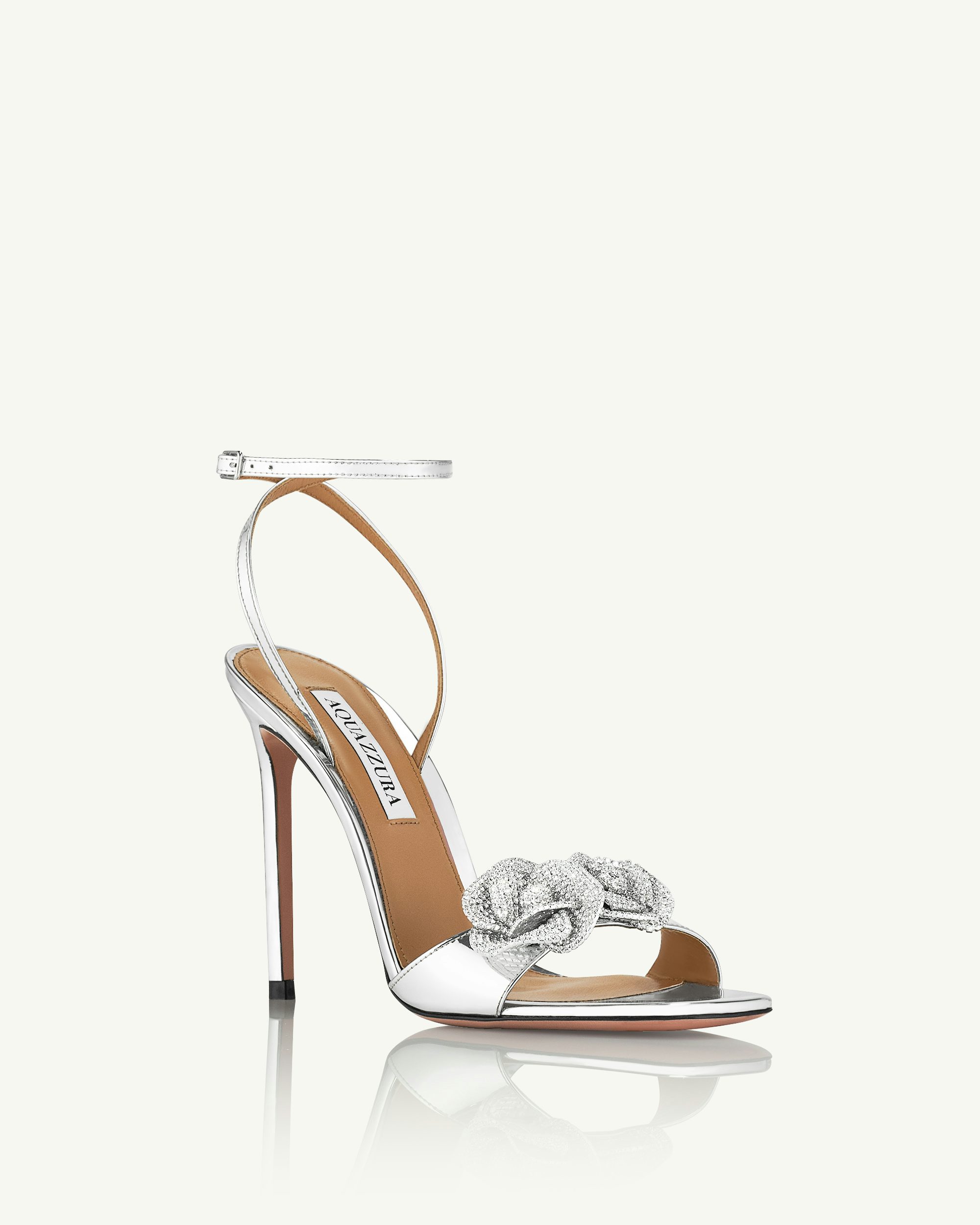 Aquazzura silver heels online