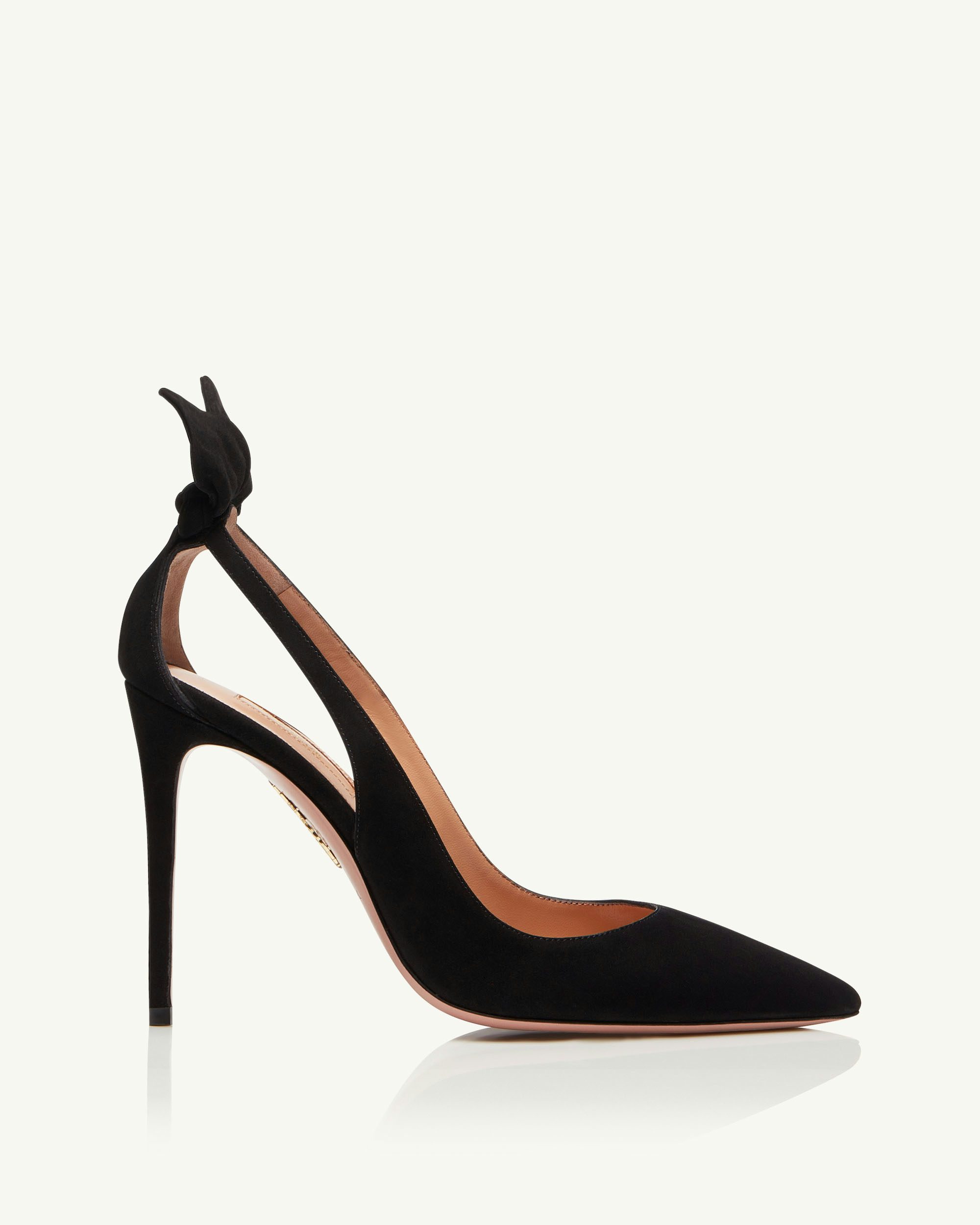 Bow Tie Pump 105 SCHWARZ Aquazzura Official