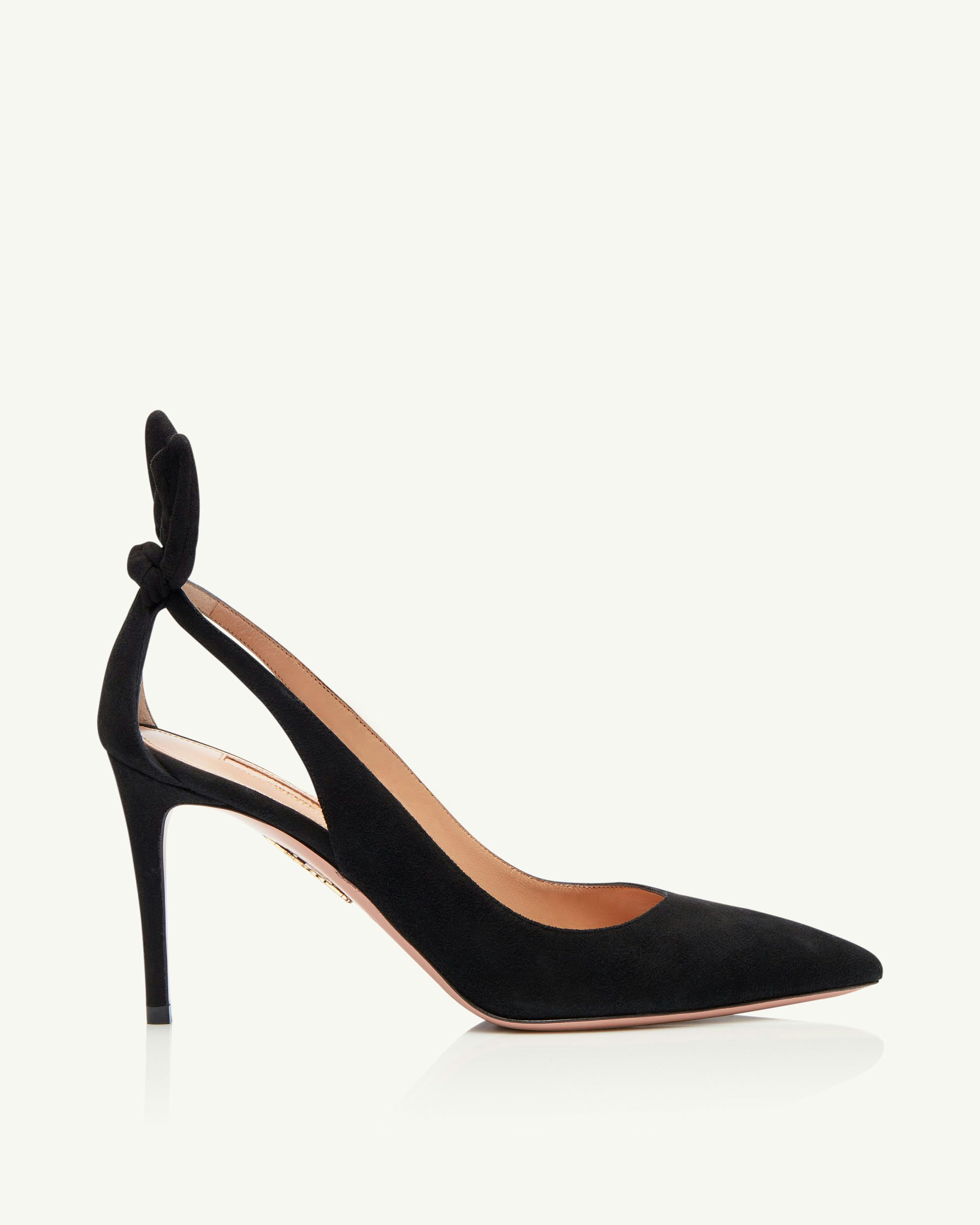 Bow Tie Pump 85 SCHWARZ Aquazzura Official