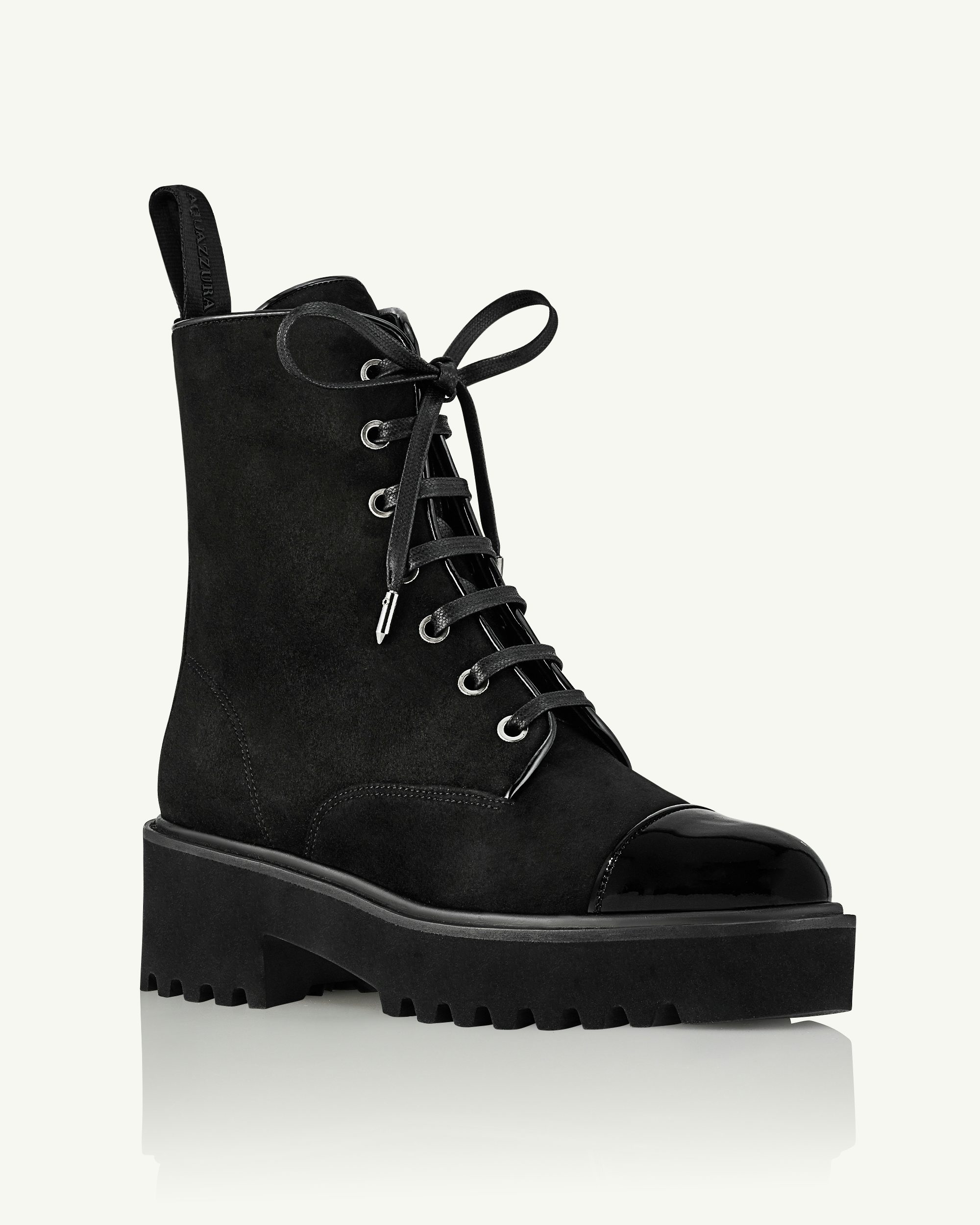 Leather desert boots black online