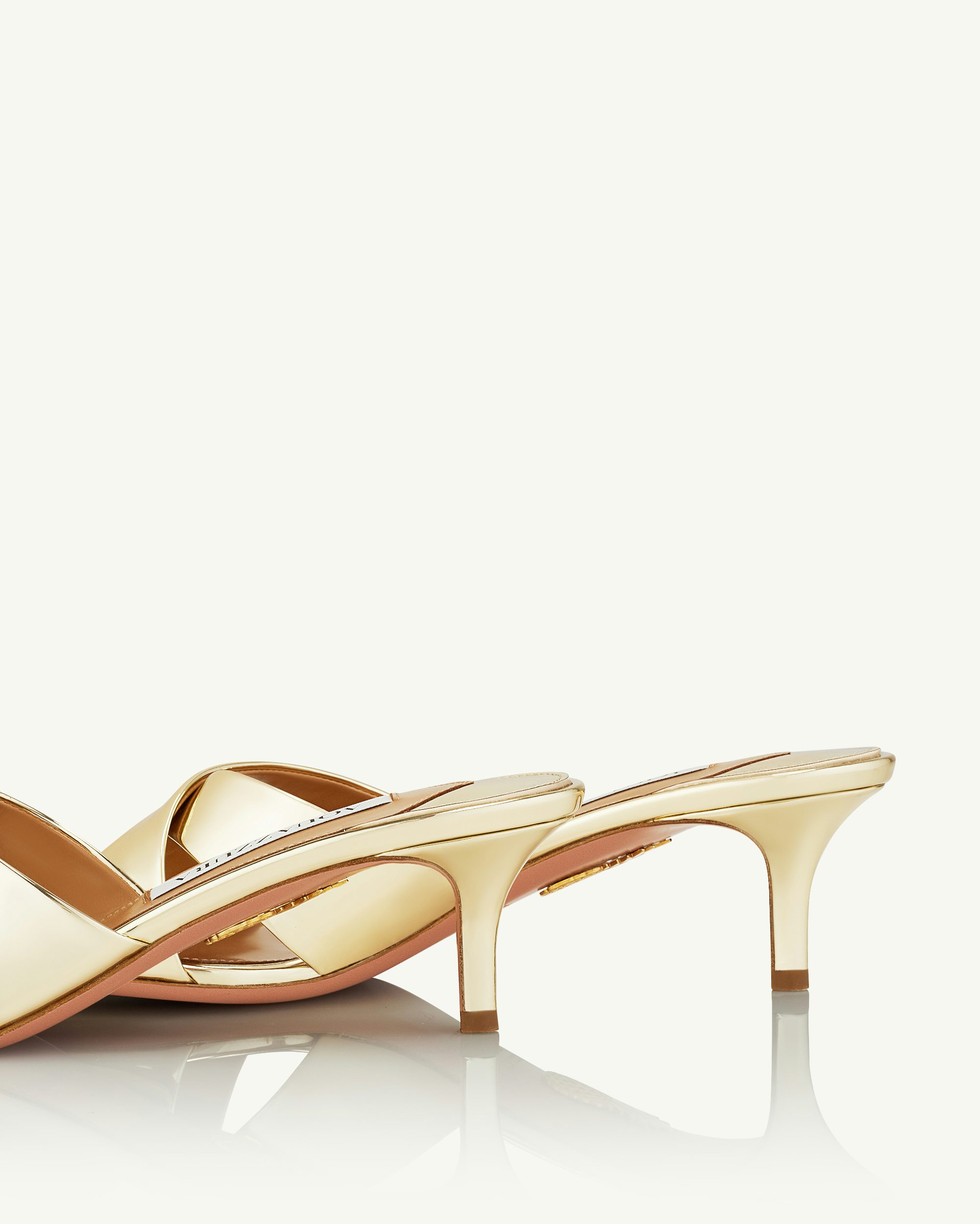 Divine Mule 50 GOLD Aquazzura Official