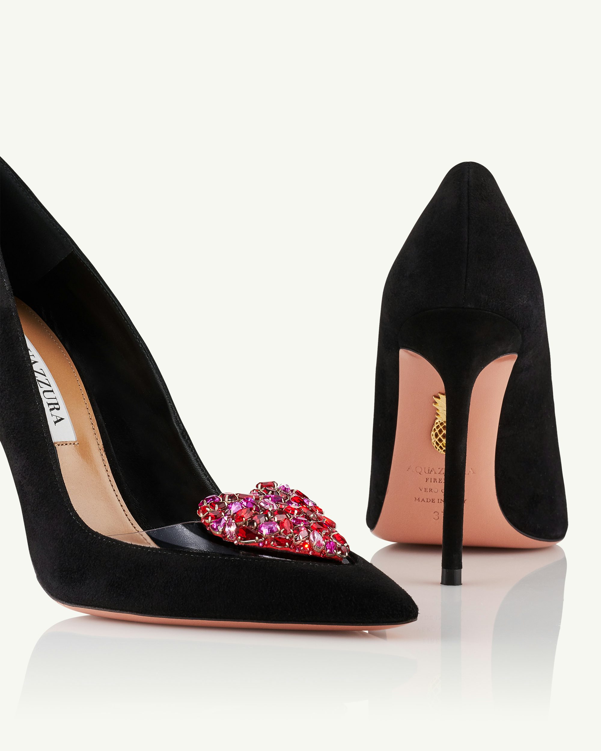 Love Me Pump 105 SCHWARZ Aquazzura Official