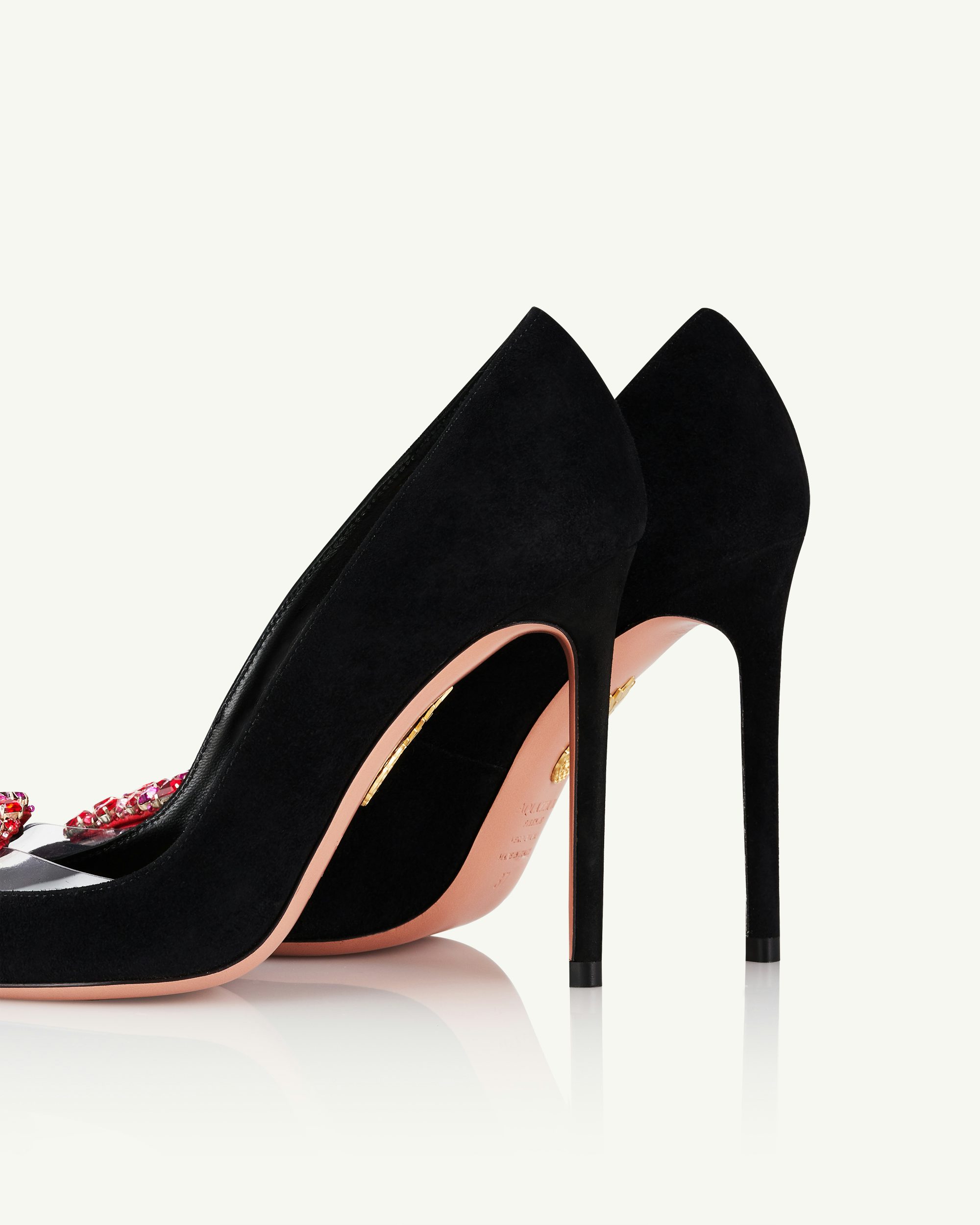 Love Me Pump 105 SCHWARZ Aquazzura Official