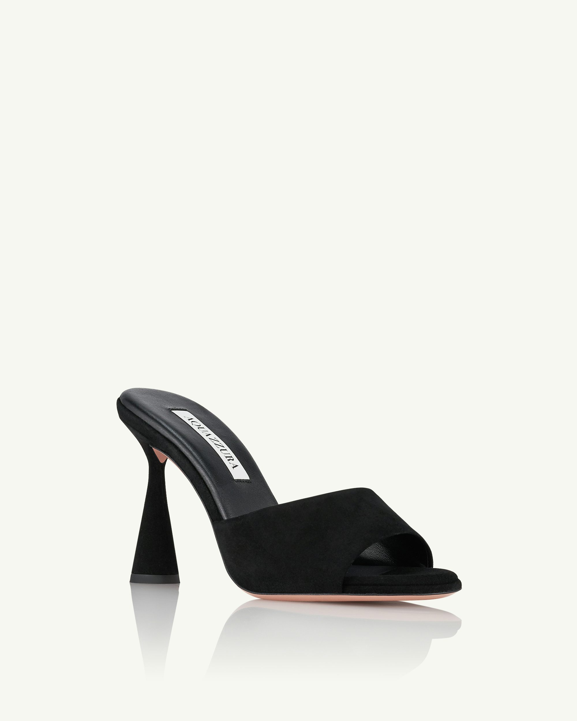 Max Mule 95 SCHWARZ Aquazzura Official