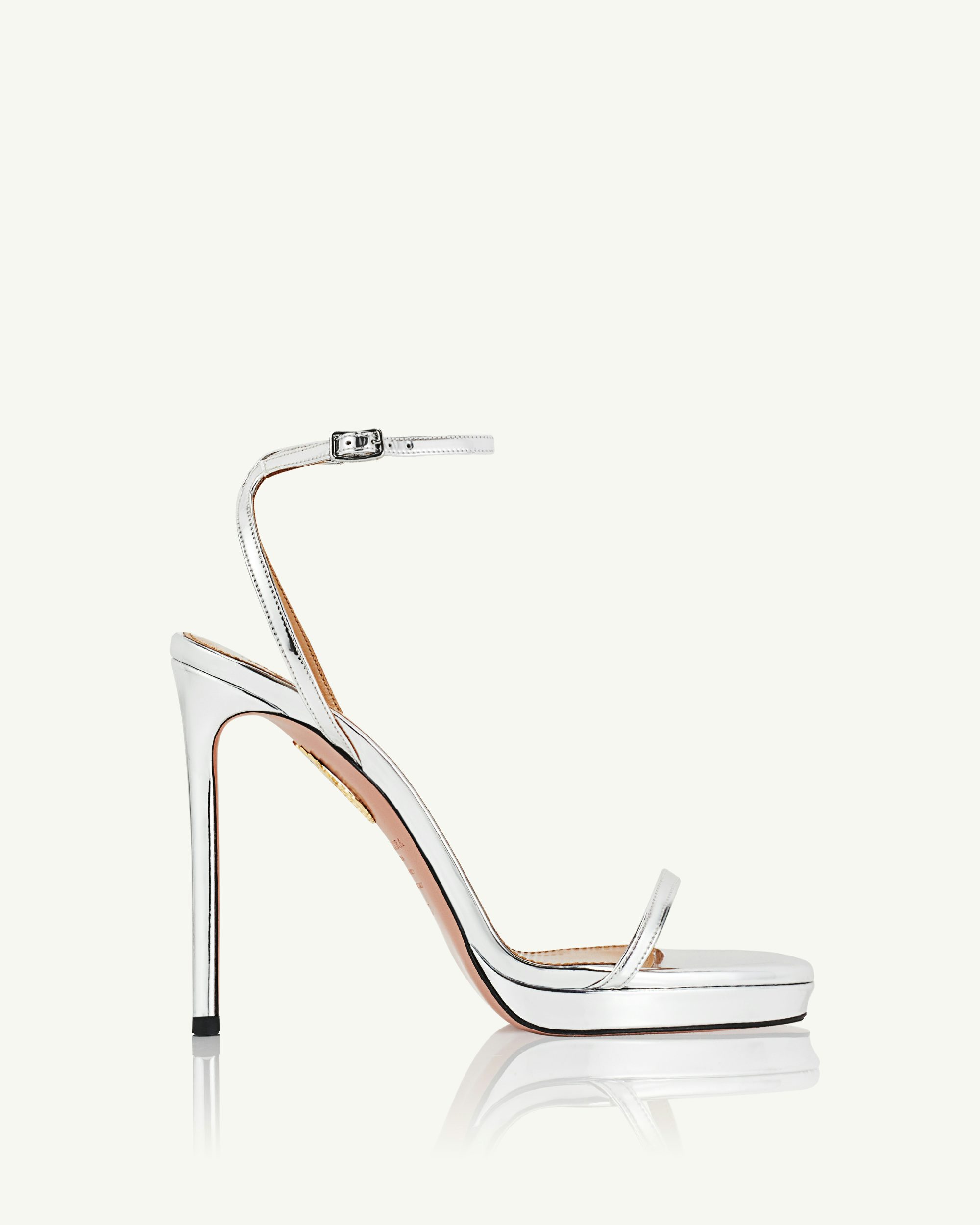 Aquazzura silver heels on sale