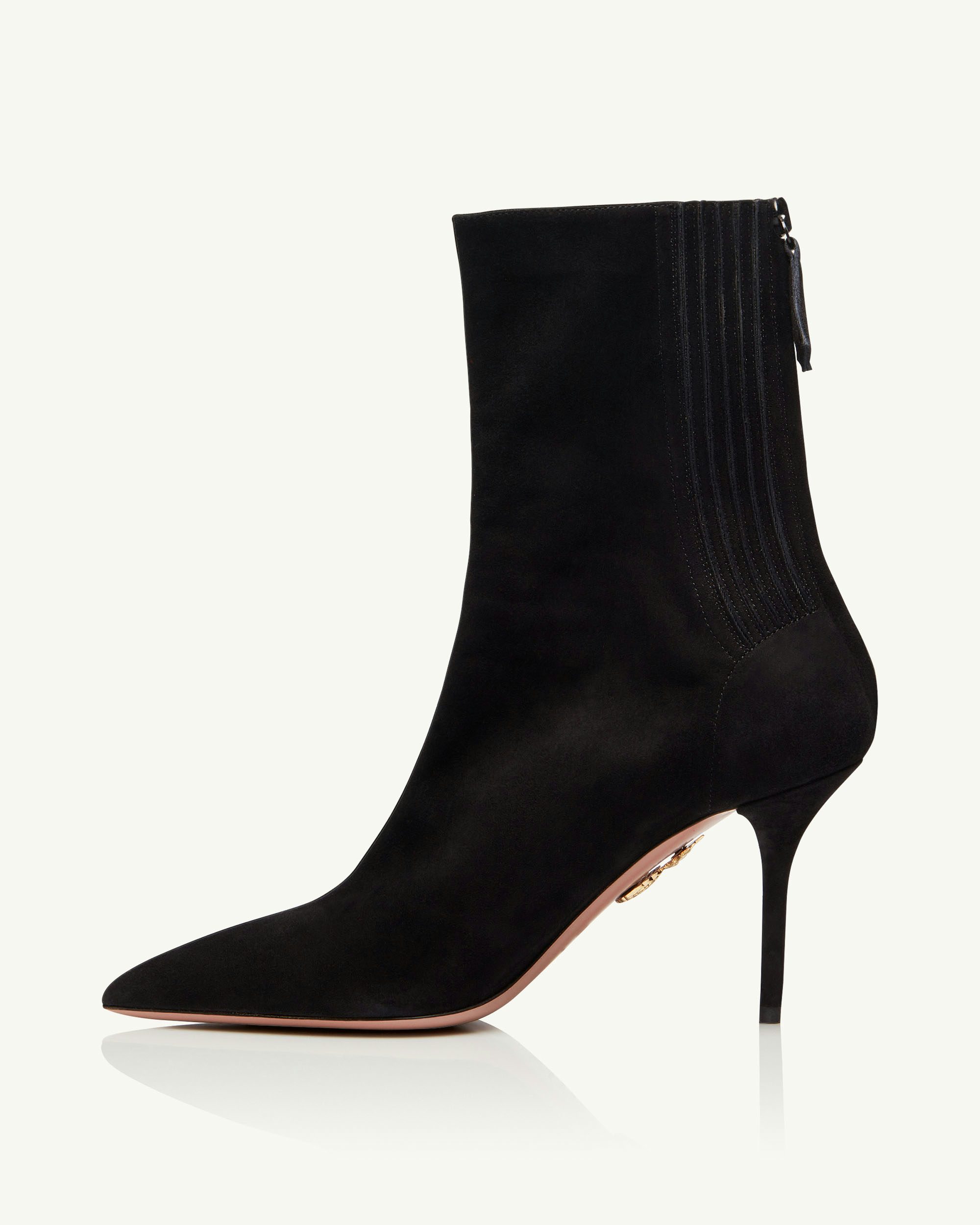 Saint Honore Bootie 85 SCHWARZ Aquazzura Official