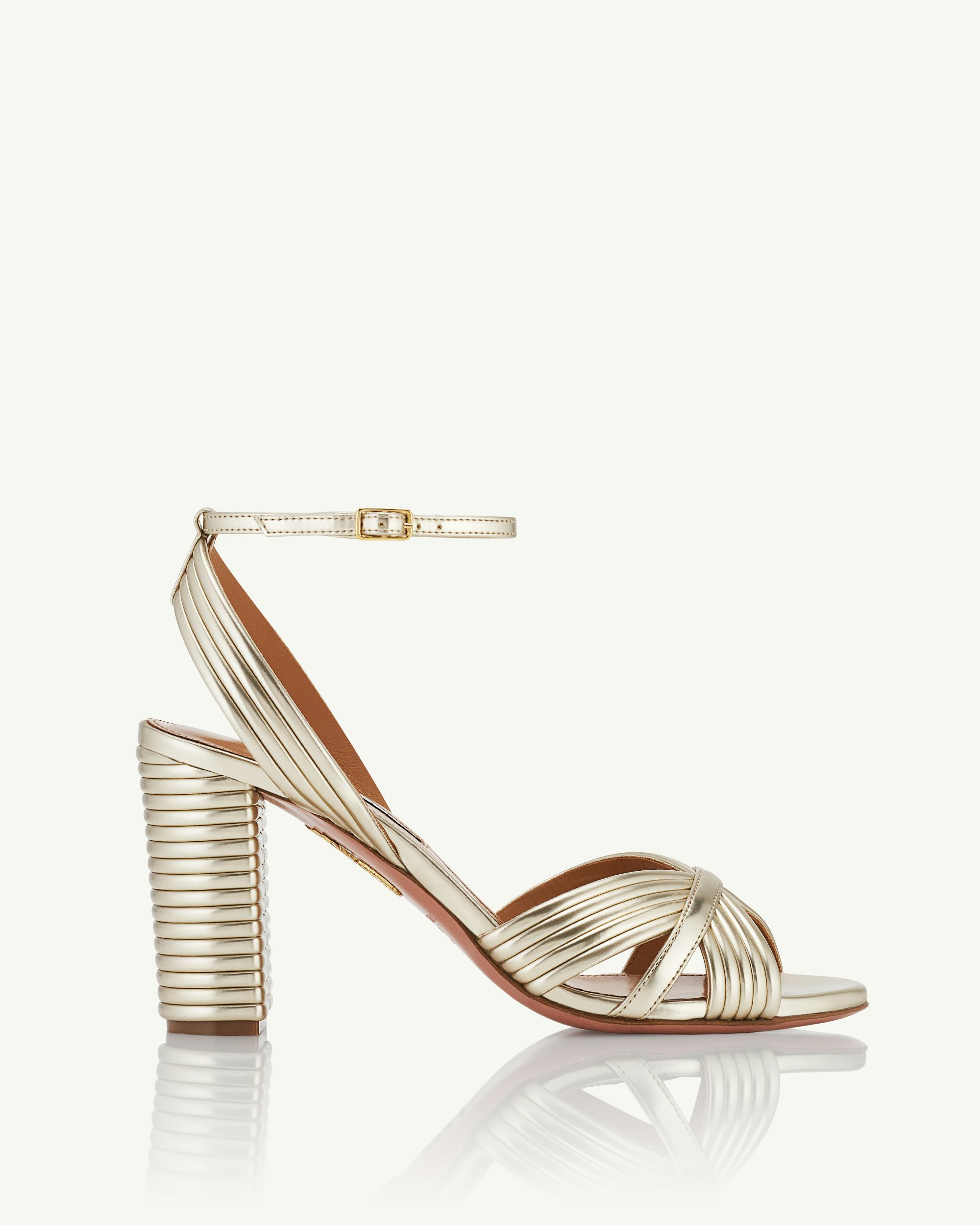 Aquazzura gold sandals on sale