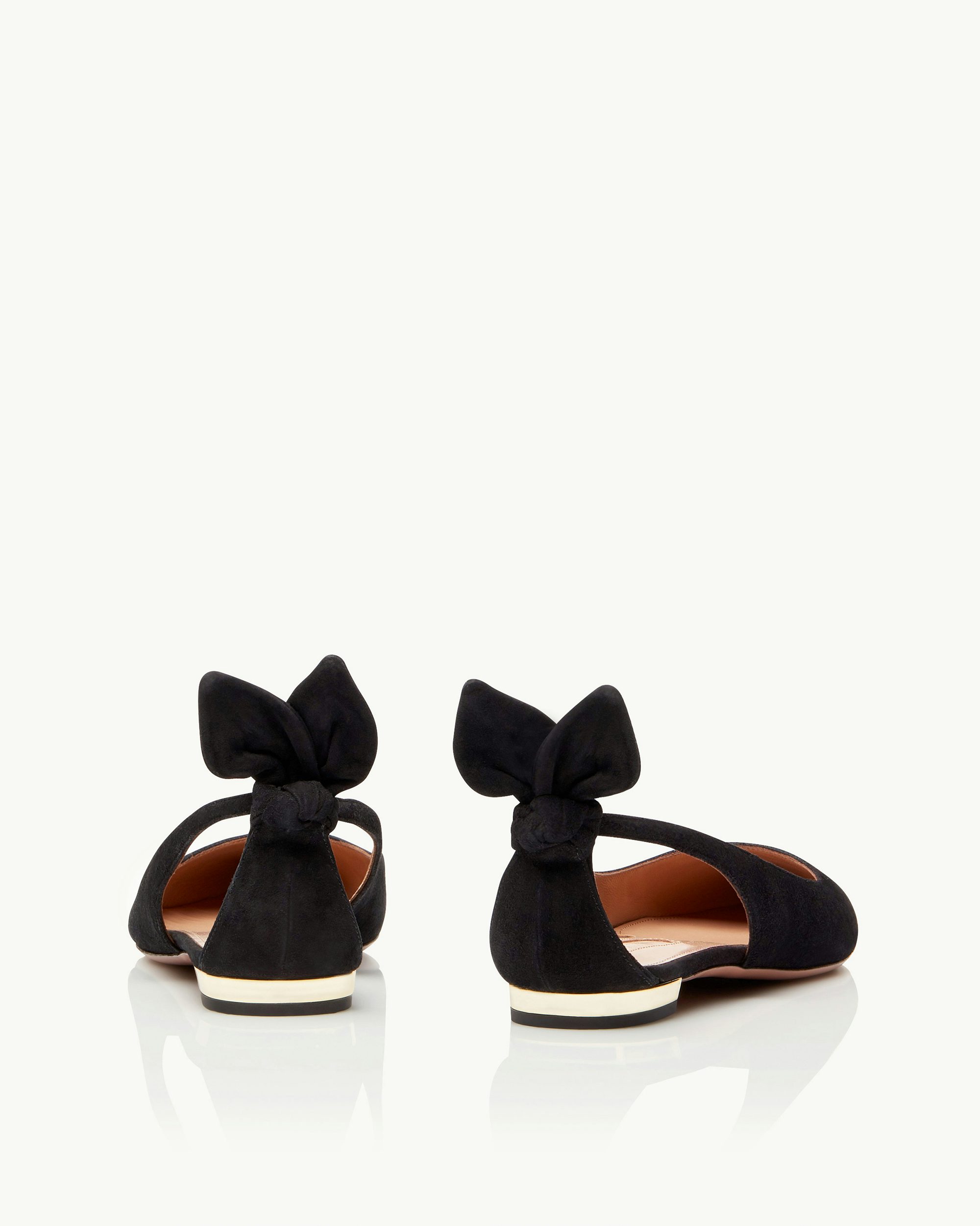 Bow Tie Ballet SCHWARZ Aquazzura Official