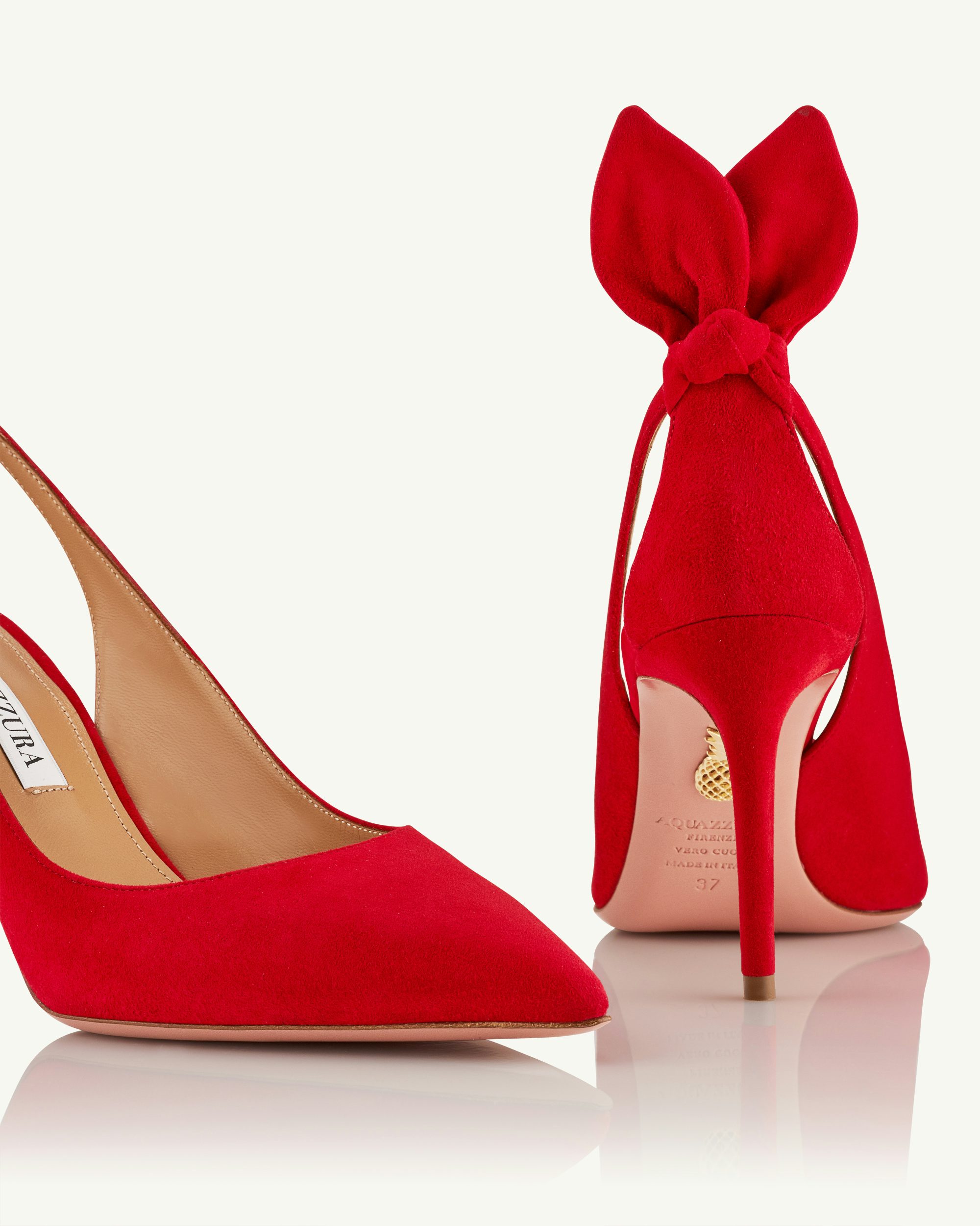 Bow Tie Pump 85 ROT Aquazzura Official