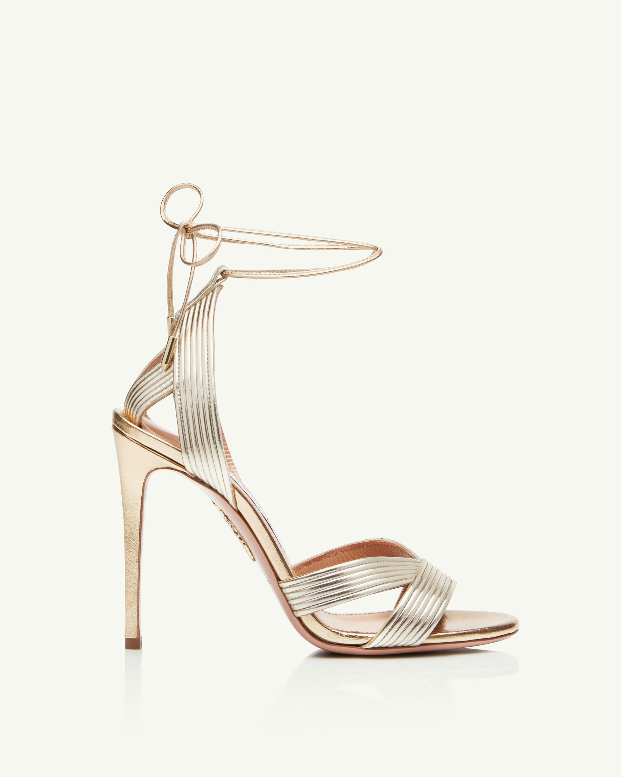 Aquazzura gold heels online